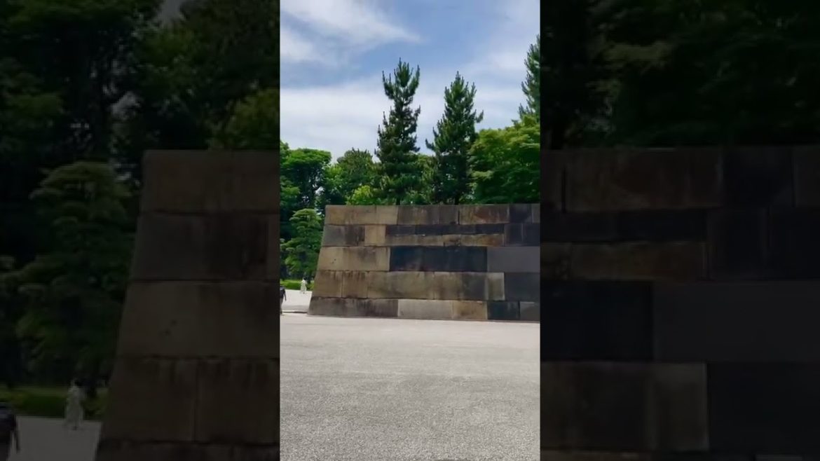 Japan Trip : Stone wall in the Edo Castle