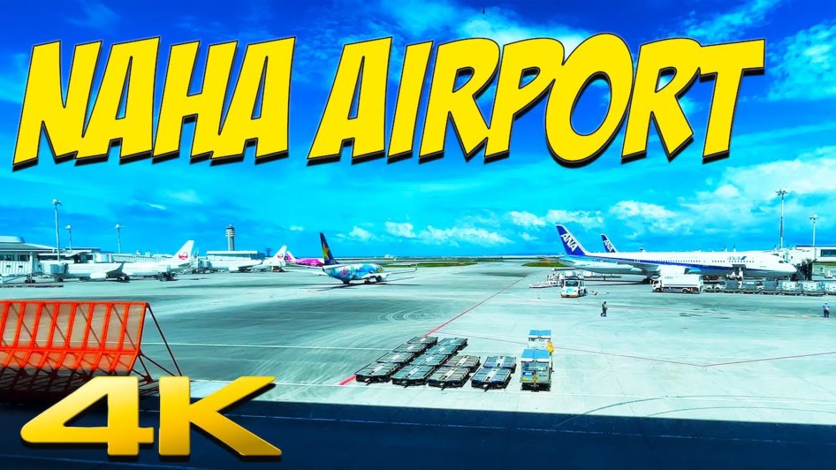 4K JAPAN | NAHA AIRPORT in OKINAWA - Walkabout