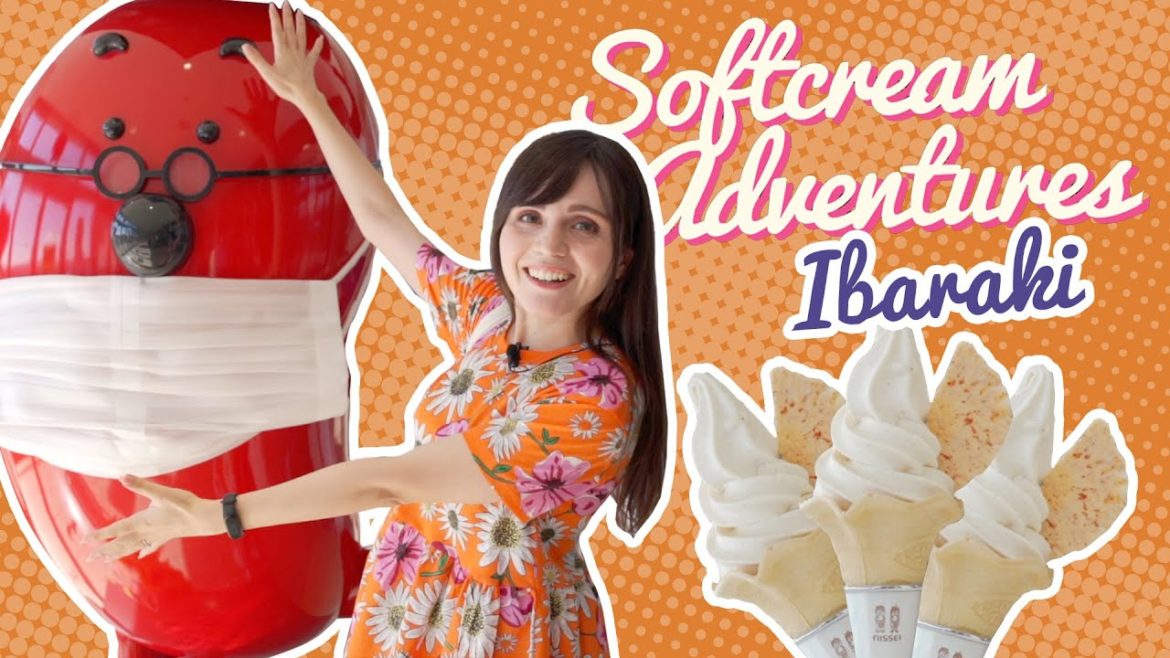 Trying Mentaiko (Cod Roe) Softcream in Oarai, Ibaraki Prefecture | Softcream Adventures🍦