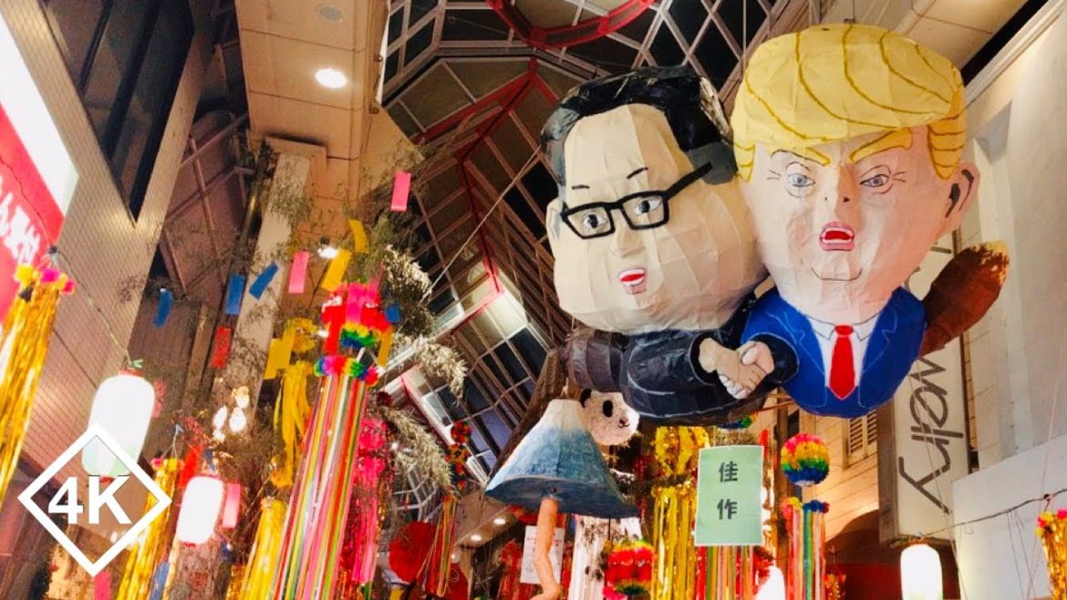 [4K] Tokyo Asagaya Tanabata Festival At Night