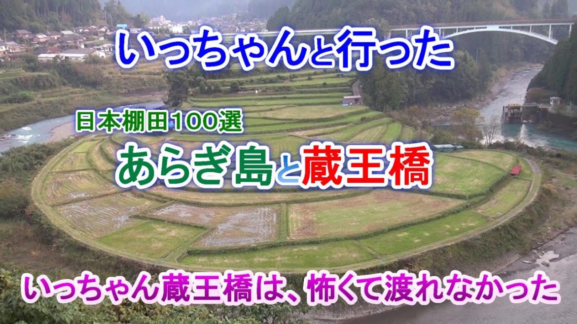【田舎散歩】あらぎ島と蔵王橋を散策-甲斐犬いち 【田舎散歩】あらぎ島と蔵王橋を散策-甲斐犬いち