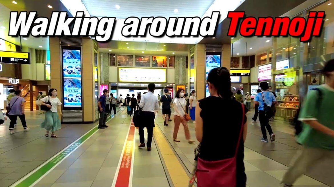 Walking Osaka | Stroll around Tennoji 【Japan】