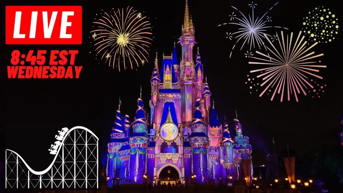 🔴LIVE at Magic Kingdom Wednesday Night join us | Walt Disney World Live Stream