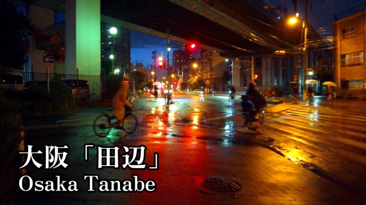 Rain walking Japan | Walking in the back alleys of "Tanabe", Osaka. Rain walking Japan | Walking in the back alleys of "Tanabe", Osaka.