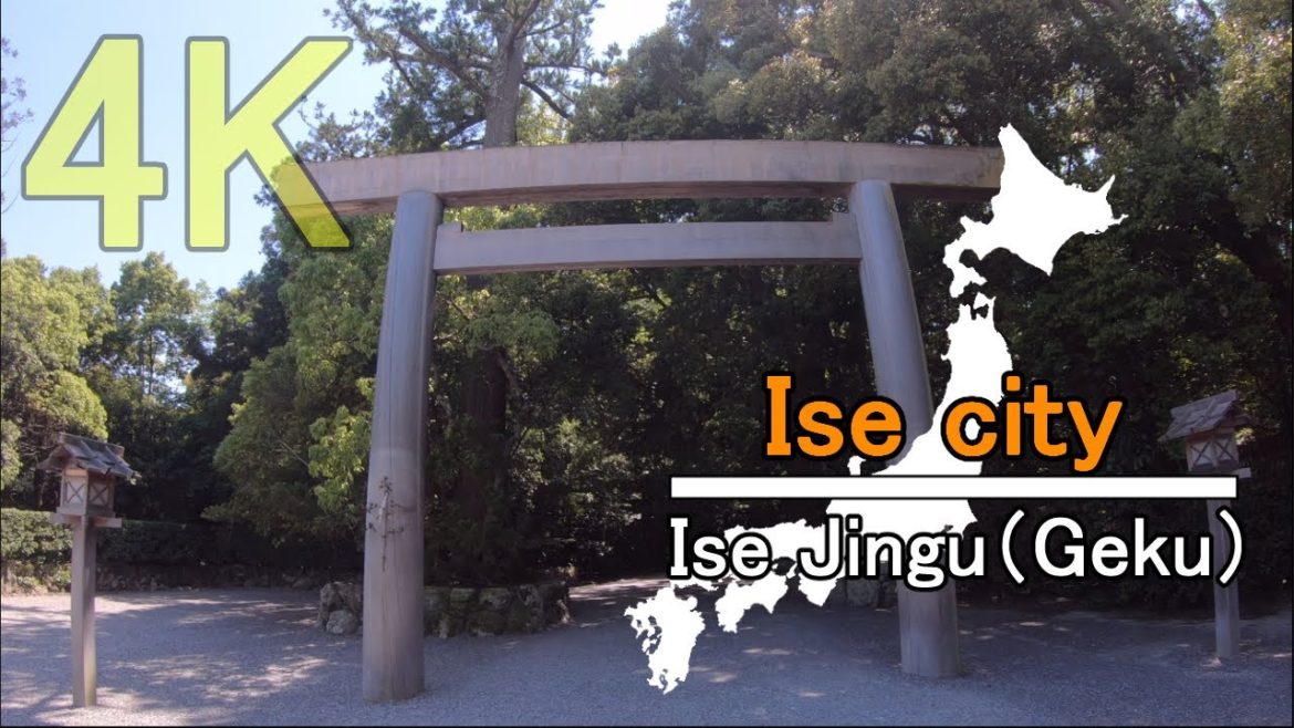 JAPAN Walking Tour in 4K | Ise city - Ise Jingu Geku | 伊勢市