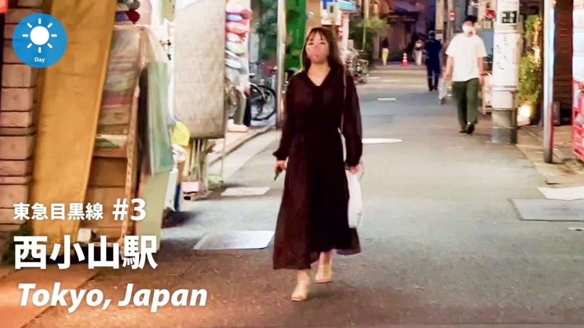 ⁴ᴷ Tokyo: Nishi Koyama Station (西小山駅)  / Tokyu Meguro Line #3 : Japan Walking Tour 2022