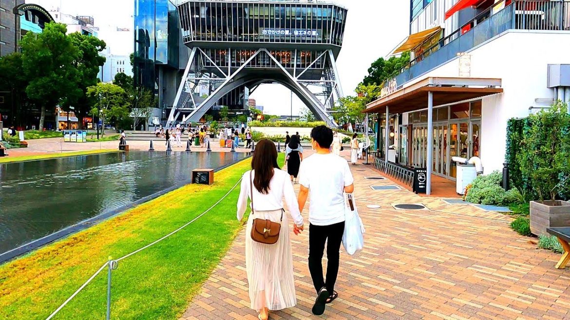 4K Nagoya Japan – Evening walk in Hisaya Odori Park | September 2022 4K Nagoya Japan - Evening walk in Hisaya Odori Park | September 2022