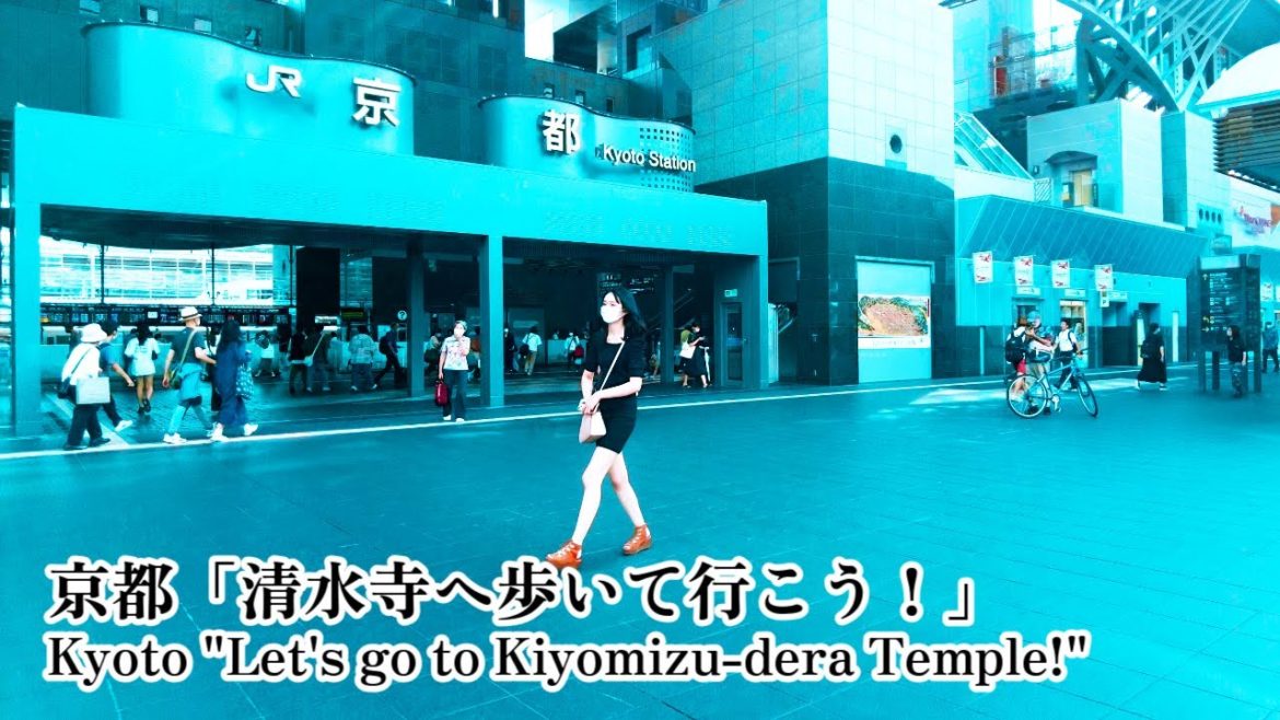 Walking Japan | Let's walk from "JR Kyoto Station" to Kiyomizu-dera Temple. Walking Japan | Let's walk from "JR Kyoto Station" to Kiyomizu-dera Temple.