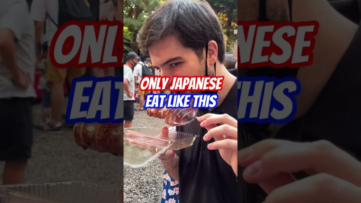 Only Japanese eat like this #shorts