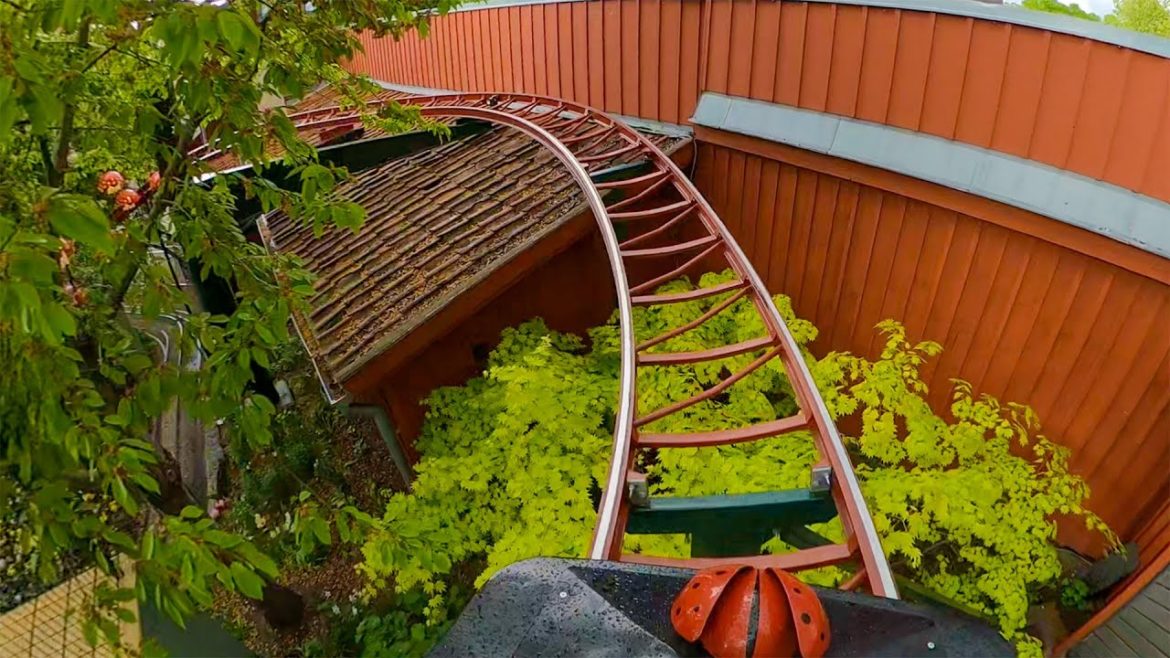 Let's Ride Grona Lund's Lady Bug Roller Coaster! Little Coaster... BIG Fun!