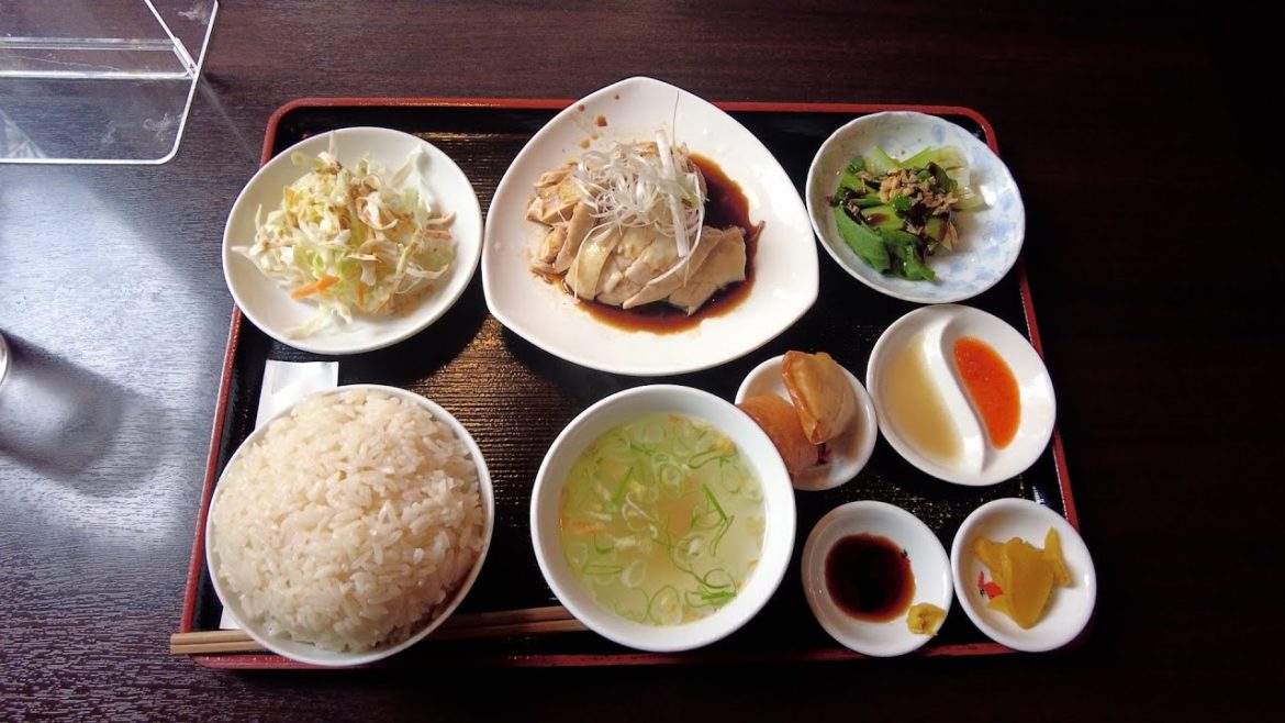 $8 The Best Hainanese Chicken Rice in Osaka, Japan