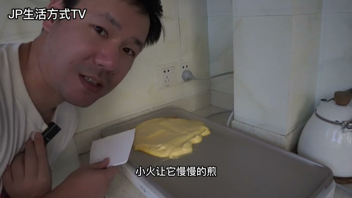 我们四川地震了 挑战做个网红欧姆蛋压压惊 一次成功