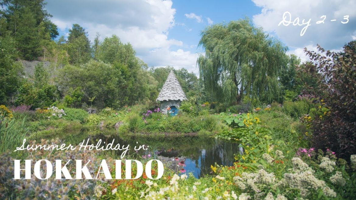 夏の北海道Day 2-3🌳森林小木屋🌷夢幻花園農場🌻