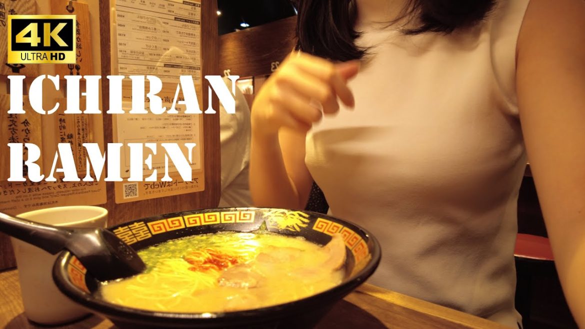 仕事終わりに一蘭ラーメン食べる🍜