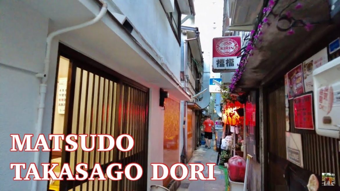 【🇯🇵4K】Walking in Matsudo Takasago dori in Chiba ~ 千葉県松戸 ~ Japan travel