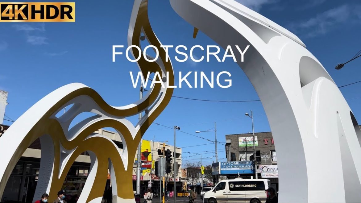 Walking Around Footscray | Melbourne Australia | 4K HDR Walking Around Footscray | Melbourne Australia | 4K HDR