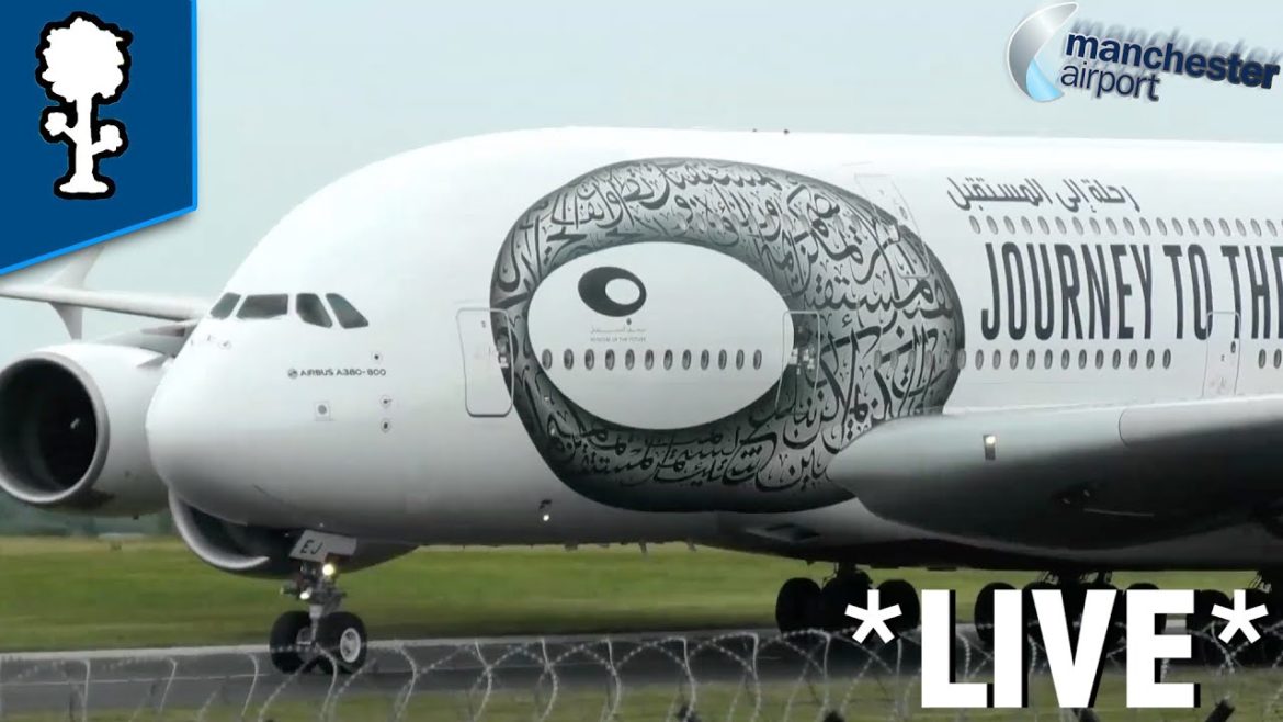 LIVE Planespotting at Manchester Airport Visitor Park