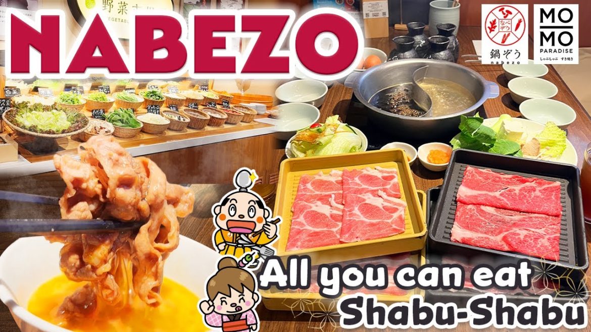 All You Can Eat Shabu Shabu in Nabezo! Shibuya, Tokyo, Japan