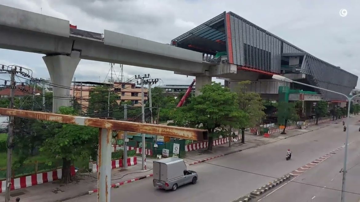 สถานีสุดท้าย รถไฟฟ้าสายสีสัม + สีชมพู : กรุงเทพ 2022-August Ep52 | Bangkok 2022