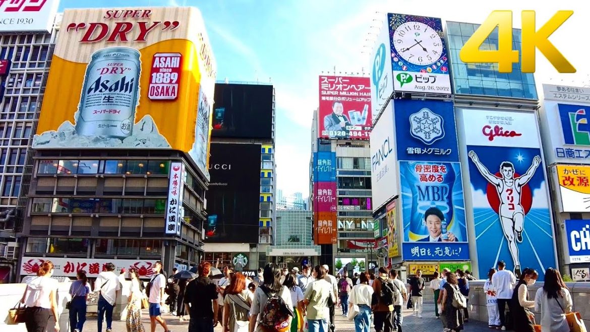 【4K】Walk in Osaka – From Dotonbori To Tsutenkaku 道頓堀から通天閣まで散歩(大阪散歩) 【4K】Walk in Osaka - From Dotonbori To Tsutenkaku 道頓堀から通天閣まで散歩(大阪散歩)