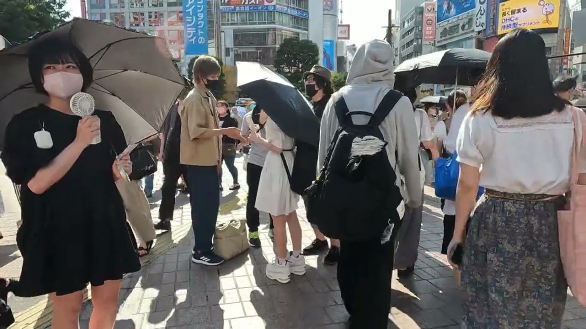 真夏の休日の渋谷周辺を散歩！　4K高画質