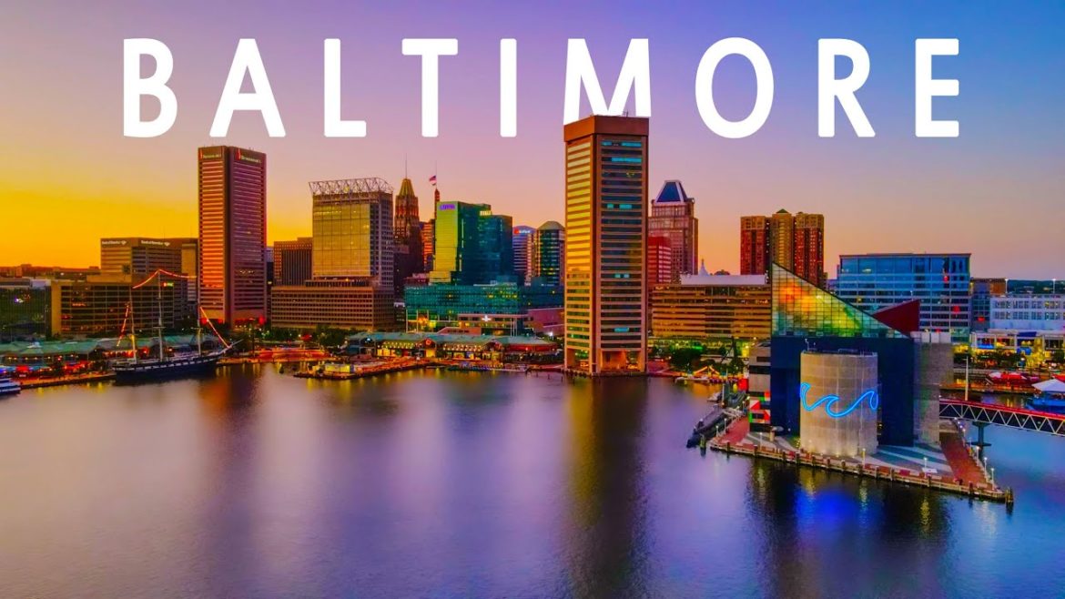 BALTIMORE Maryland | USA | Amazing Drone Video