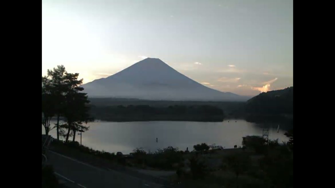 Mt  Fuji Time Lapse Video from Lake Shoji Fujiyama Live Camera 8 in 2022 8