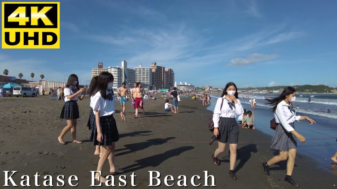 【4K】Katase East Beach 片瀬東浜海水浴場を散歩 – Japan Tourism #ASMR #Seaside #江ノ島 【4K】Katase East Beach 片瀬東浜海水浴場を散歩 - Japan Tourism #ASMR #Seaside #江ノ島