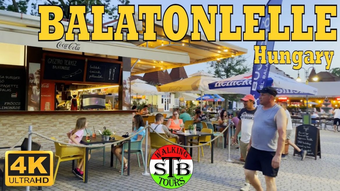 Balatonlenne Balaton Hungary 🇭🇺 2022 Summer vacation [33 min] 4K HDR