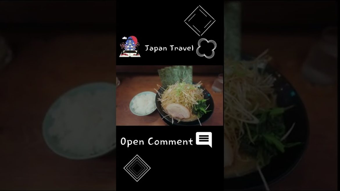 Eat Negi Ramen of Japanese Yokohama Ieke Ramen Uguisuya#shorts Eat Negi Ramen of Japanese Yokohama Ieke Ramen Uguisuya#shorts