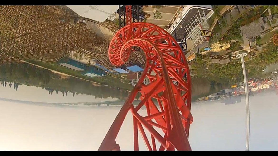 Hidden Anaconda Roller Coaster POV Maurer Söhne Sky Loop Happy Valley Wuhan