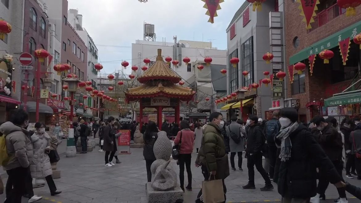 China town Kobe Japan during pandemic