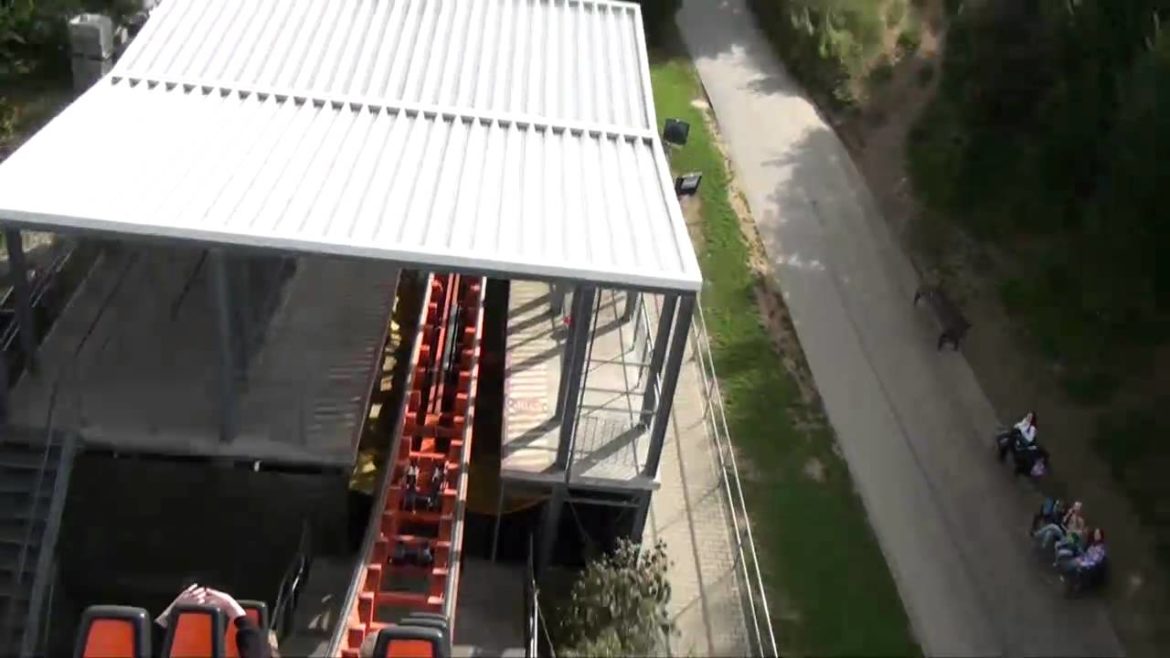 Sky Wheel Roller Coaster POV Skyline Park Germany Maurer Söhne Skyloop