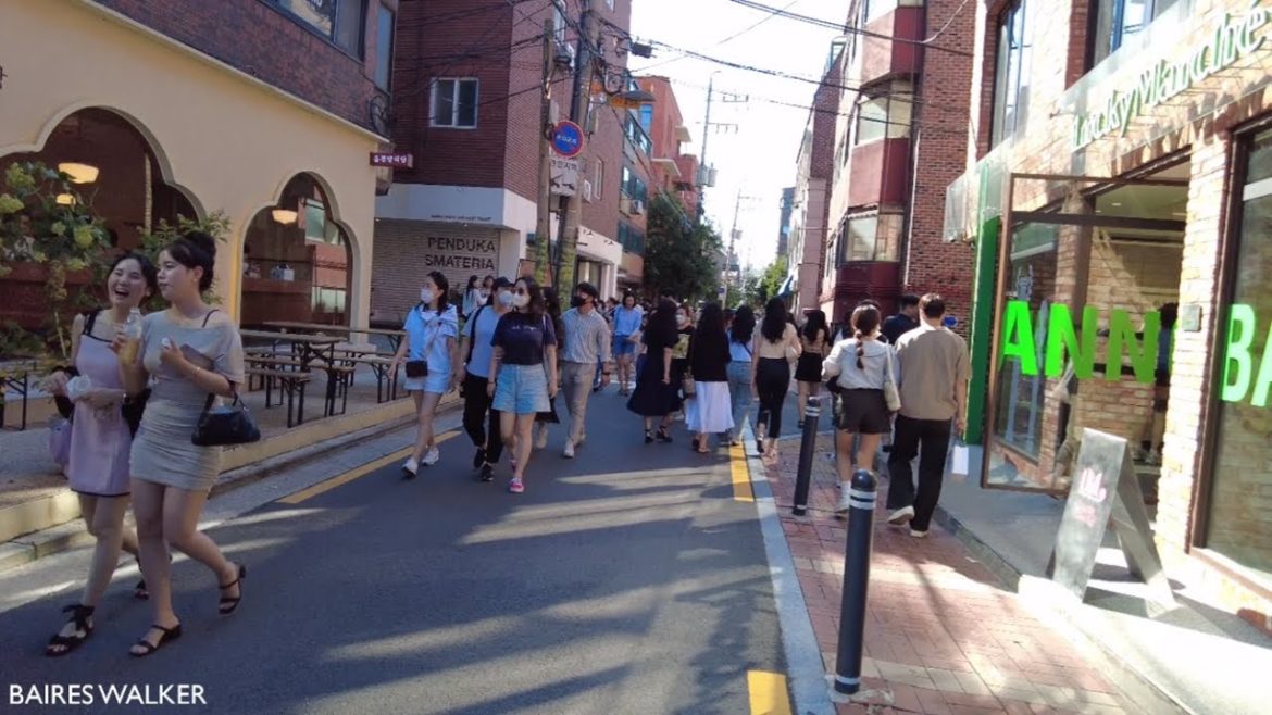 [4K] Seoul Walk - 😎 산책하기 좋은날 서울숲 카페 거리 걷기👍 성수동 / Walking on Seoul Forest Cafe Street - Seoul 🇰🇷