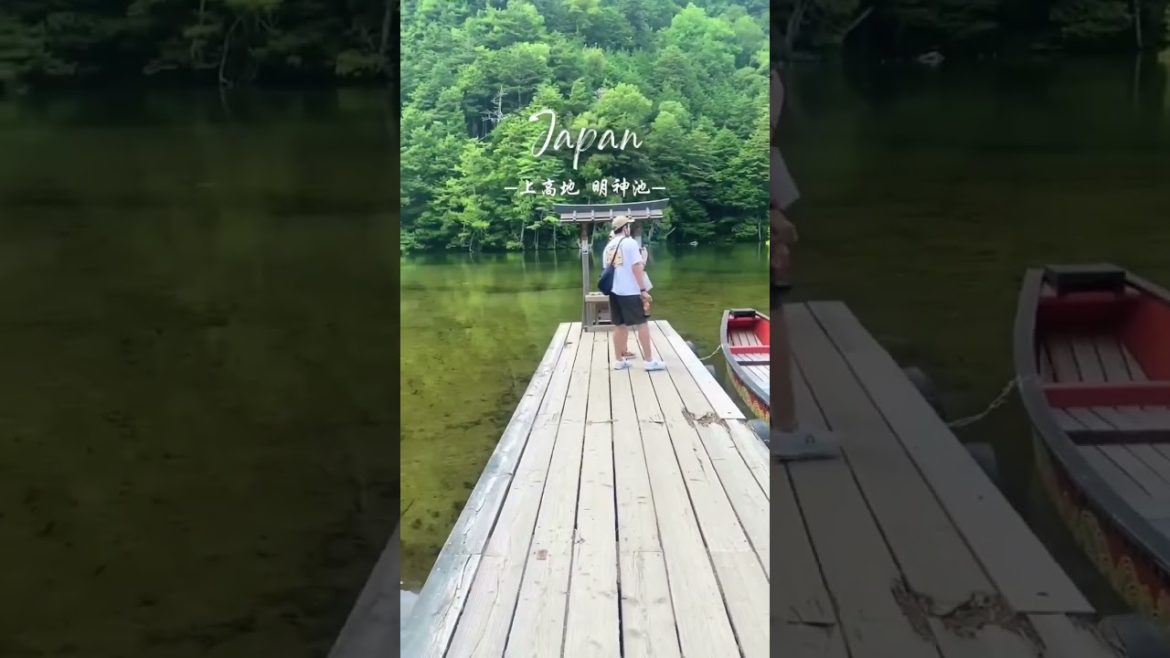 山奥にある上高地の絶景🇯🇵 (長野県 上高地 明神池)