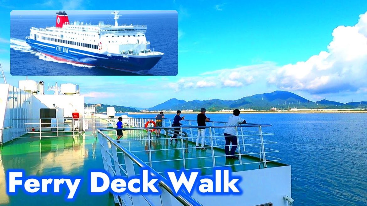 Casual cruising and deck walk on a Luxury Night Ferry 🚢 in Japan | August 2022 Casual cruising and deck walk on a Luxury Night Ferry 🚢 in Japan | August 2022