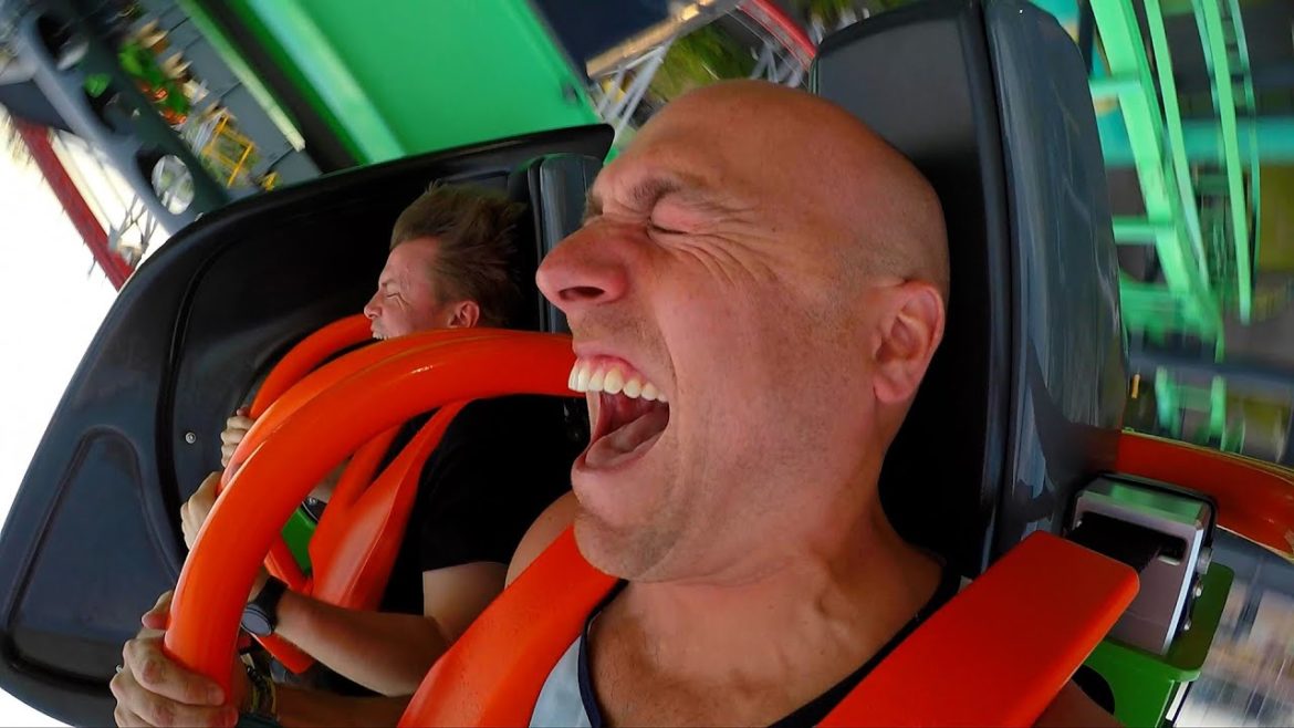 Absolutely INSANE Spinning Roller Coaster in Japan! Would YOU Ride This?  Arashi - Nagashima Spaland