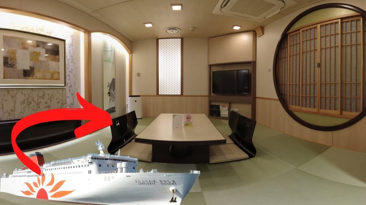 Luxury Overnight Ferry | Staying at a traditional Japanese-style room | japan travel guide