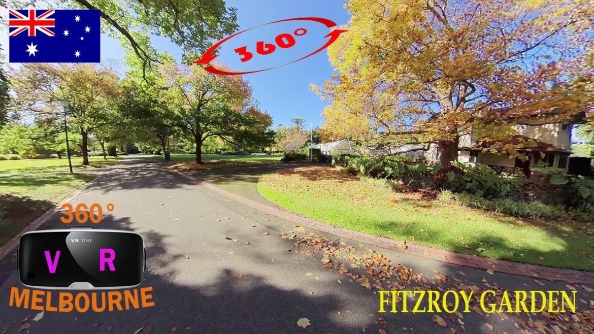 Australia 4K | Walking Tour ｜ Melbourne CBD Fitzroy Gardens Walking ｜360° VR