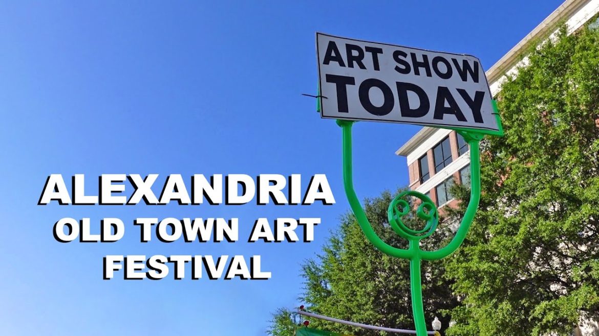 Socially distanced art festival - Alexandria Old Town Art Festival 2020