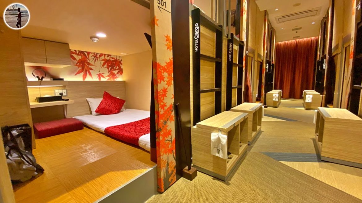 Stayed at A luxury capsule hotel in downtown Osaka【Just 23$】| 🇯🇵Traditional style