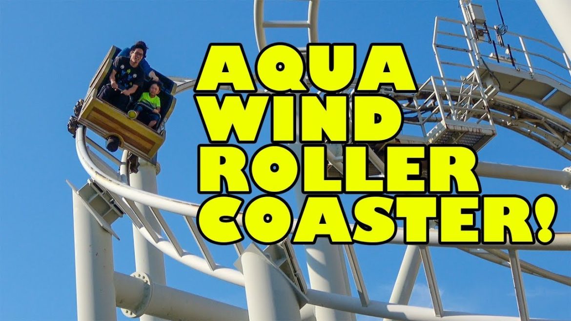 Riding Aqua Wind aka "Water Fart" Roller Coaster at Lagunasia in Japan Riding Aqua Wind aka "Water Fart" Roller Coaster at Lagunasia in Japan
