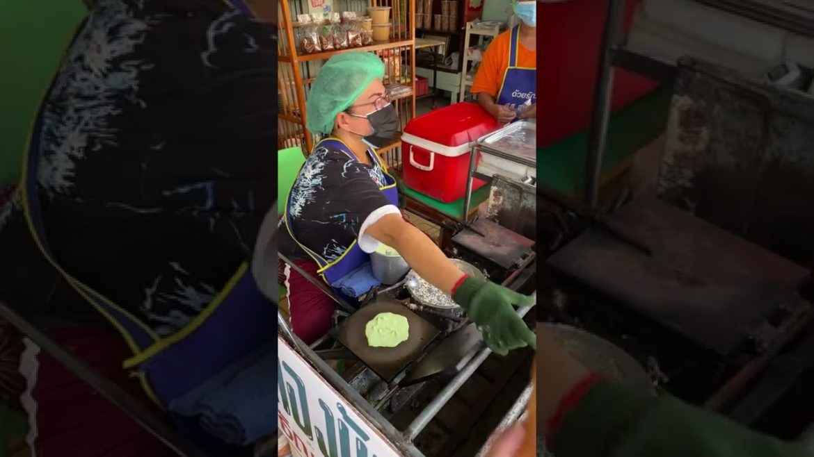 Coconut Crepes Making | Thai Street Food #shorts