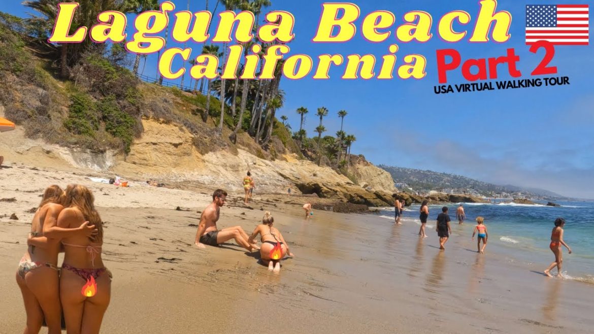 Laguna Beach in California 4k Virtual Walk Tour & Travel Guide Part 2!
