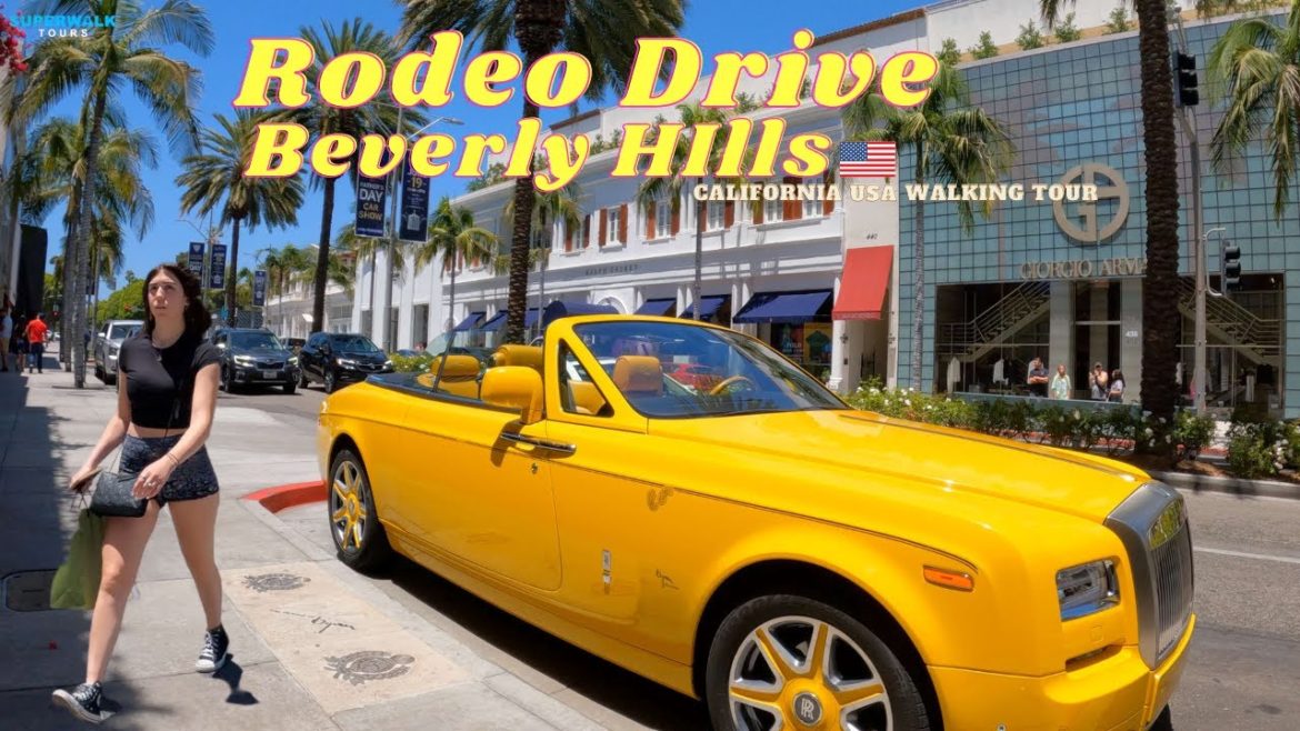 Rodeo Drive, Beverly Hills in Los Angeles, California USA 4k Virtual Walk Tour & Travel Guide