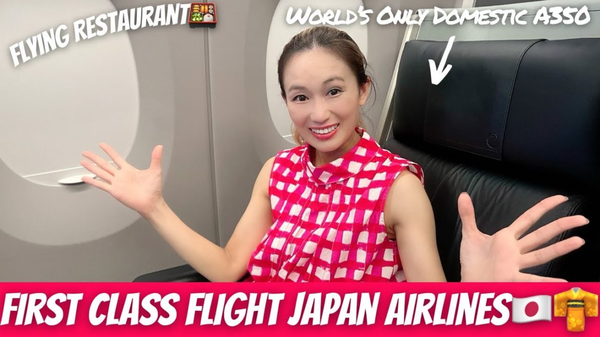 Flying Restaurant✈️🍱First Class Flight with Japan Airlines🍙