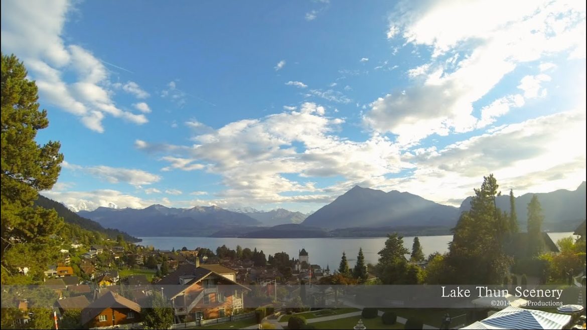 Lake Thunersee, Time Lapse  SWITZERLAND トゥーン湖