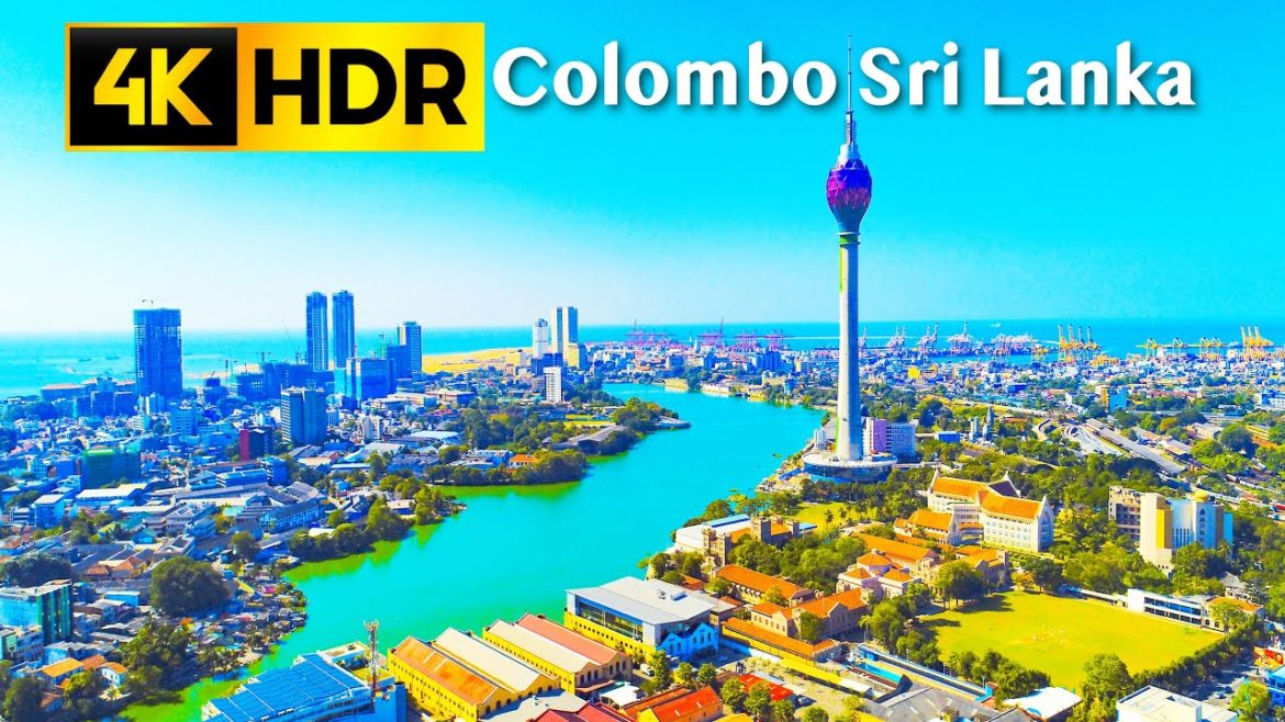 Colombo Sri Lanka in 4K HDR 60FPS Drone