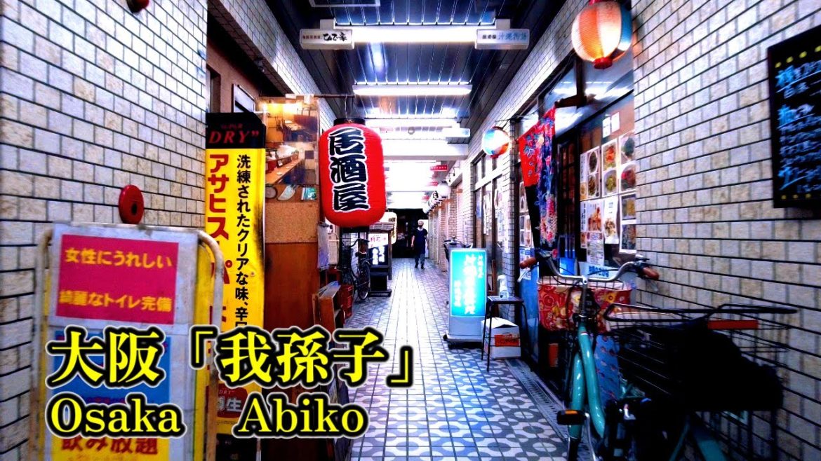 Walking Japan | Osaka "Abiko" late at night, a quietly bustling town. Walking Japan | Osaka "Abiko" late at night, a quietly bustling town.