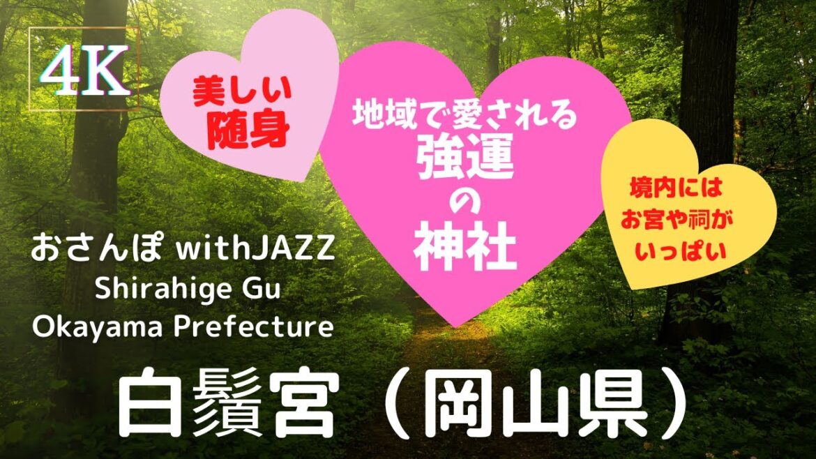 【旅Log】幸せの神さんぽ 　白鬚宮（岡山県）Shirahige Gu (Okayama Pref.)